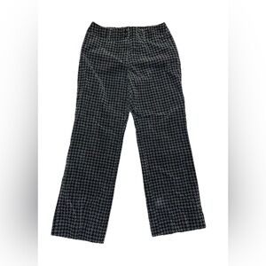 Harold’s Women’s Corduroy Houndstooth Pants Size 10